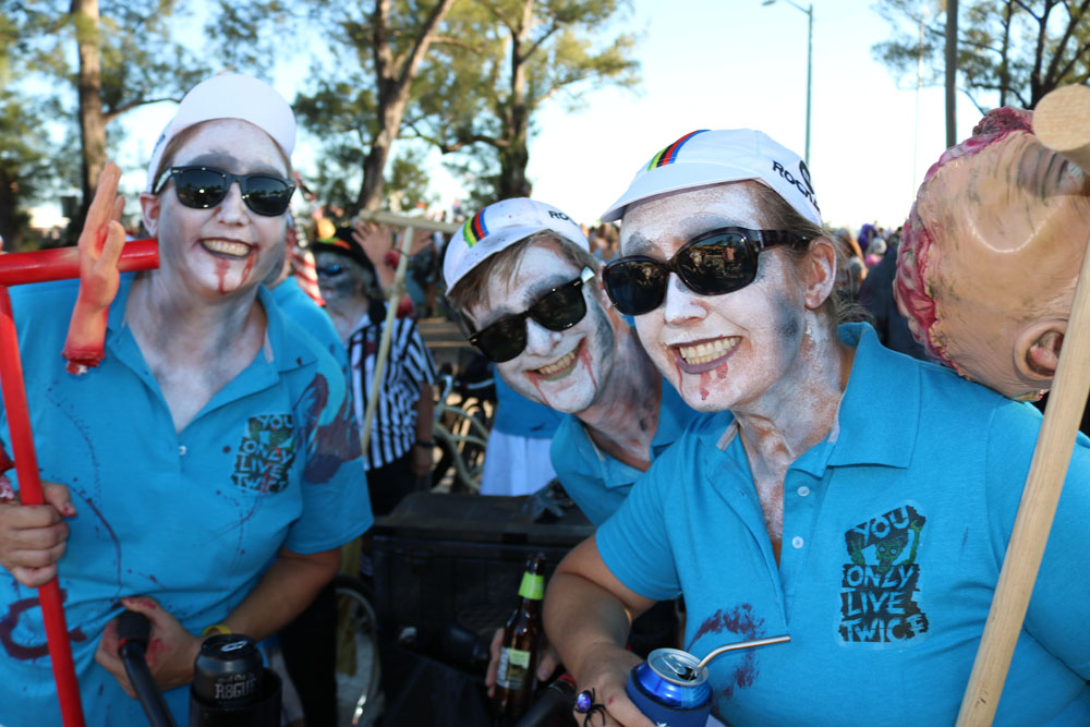 Zombie Bike Ride 2018 photo - Duval Street, Key West